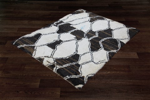 Modern Multicolor Hand Knotted 60 X 80  Area Rug 151-18409 Image 2