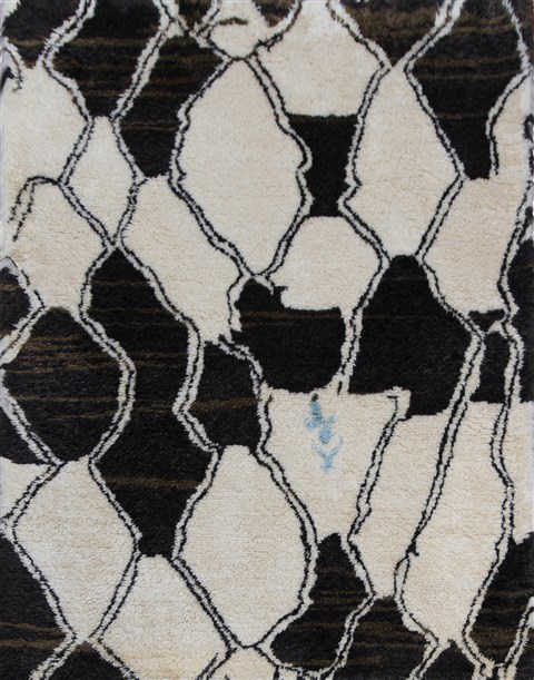 Modern Multicolor Hand Knotted 60 X 80  Area Rug 151-18409 Image 0