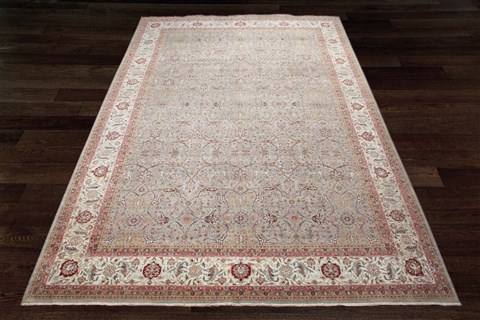 Haji Jalili Grey Hand Knotted 120 X 180  Area Rug 151-18411 Image 5
