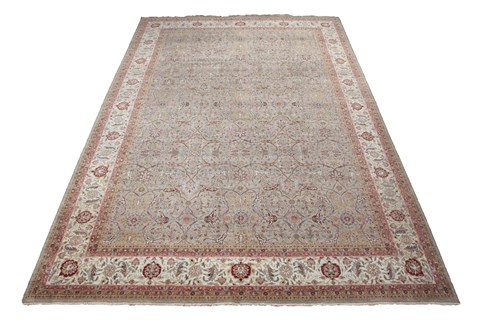 Haji Jalili Grey Hand Knotted 120 X 180  Area Rug 151-18411 Image 4