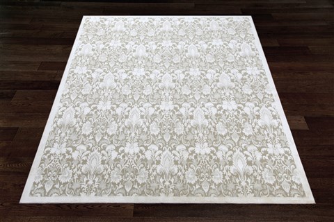 Indo-Nepal Grey Hand Knotted 80 X 100  Area Rug 151-18412 Image 10