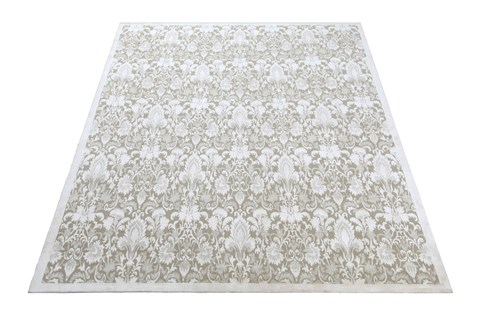 Indo-Nepal Grey Hand Knotted 80 X 100  Area Rug 151-18412 Image 6