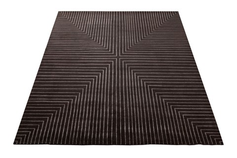 Modern Grey Hand Knotted 80 X 100  Area Rug 151-18415 Image 8