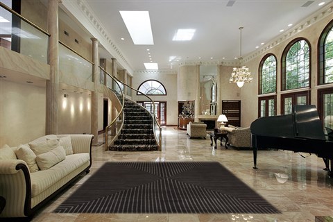 Modern Grey Hand Knotted 80 X 100  Area Rug 151-18415 Image 3