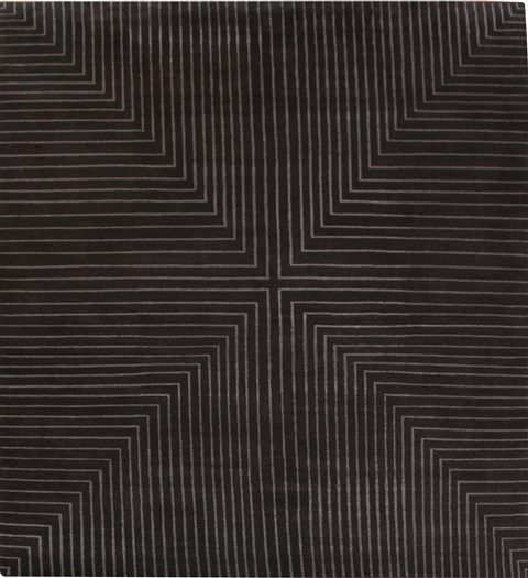 Modern Grey Hand Knotted 80 X 100  Area Rug 151-18415 Image 0
