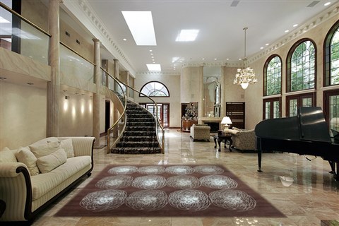 Modern Brown Hand Knotted 80 X 100  Area Rug 151-18417 Image 1