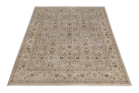 Chobi White Hand Knotted 80 X 108  Area Rug 151-18418 Image 12