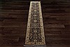 Chobi Black Runner Hand Knotted 28 X 124  Area Rug 151-18420 Thumb 1