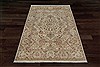 Chobi White Hand Knotted 40 X 60  Area Rug 151-18422 Thumb 12