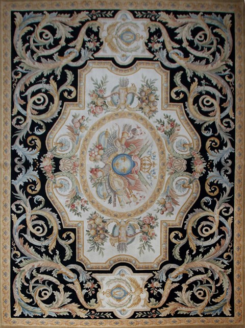 Sino-Persian Black Hand Knotted 100 X 140  Area Rug 151-18423 Image 0