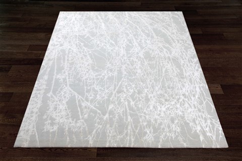 Modern Grey Square Hand Knotted 10 X 10  Area Rug 151-18425 Image 5