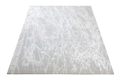 Modern Grey Square Hand Knotted 10 X 10  Area Rug 151-18425 Image 6