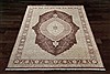 Tabriz Brown Hand Knotted 90 X 120  Area Rug 151-18426 Thumb 7