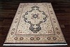 Tabriz Black Hand Knotted 100 X 140  Area Rug 151-18430 Thumb 2