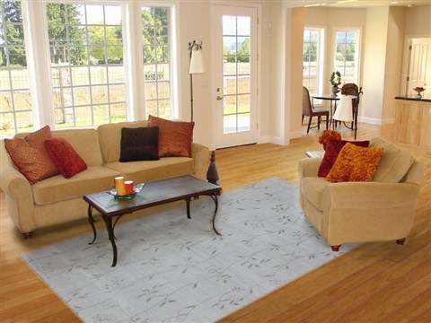 Indo-Nepal Grey Hand Knotted 80 X 100  Area Rug 151-18432 Image 3