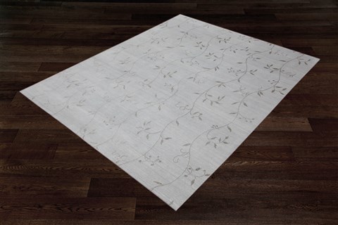 Indo-Nepal Grey Hand Knotted 80 X 100  Area Rug 151-18432 Image 15