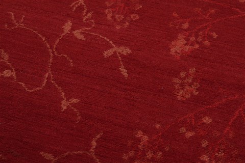 Indo-Nepal Red Hand Knotted 80 X 100  Area Rug 151-18434 Image 10