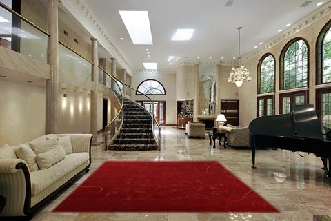 Indo-Nepal Red Hand Knotted 80 X 100  Area Rug 151-18434 Image 4