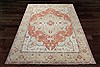 Kazak Red Hand Knotted 120 X 160  Area Rug 151-18450 Thumb 3