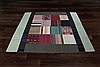 Patchwork Multicolor Hand Knotted 82 X 100  Area Rug 151-18451 Thumb 8
