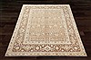Chobi Beige Hand Knotted 84 X 116  Area Rug 151-18464 Thumb 4