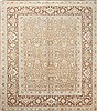 Chobi Beige Hand Knotted 84 X 116  Area Rug 151-18464 Thumb 0