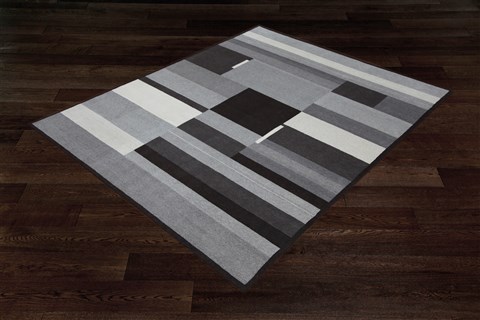 Modern Grey Square Hand Knotted 10 X 10  Area Rug 151-18471 Image 5