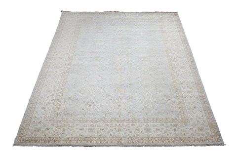 Chobi Blue Hand Knotted 100 X 157  Area Rug 151-18472 Image 3