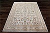 Chobi White Hand Knotted 100 X 140  Area Rug 151-18474 Thumb 4