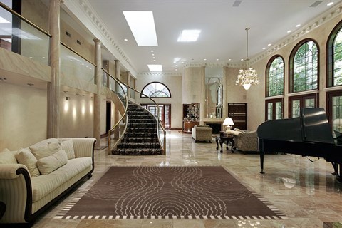 Modern Brown Hand Knotted 80 X 100  Area Rug 151-18476 Image 1