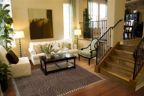 Modern Brown Hand Knotted 80 X 100  Area Rug 151-18476 Image 3