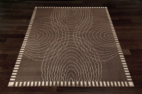 Modern Brown Hand Knotted 80 X 100  Area Rug 151-18476 Image 7