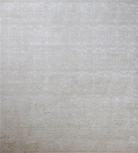 Indo-Nepal White Square Hand Knotted 10 X 10  Area Rug 151-18477 Image 0