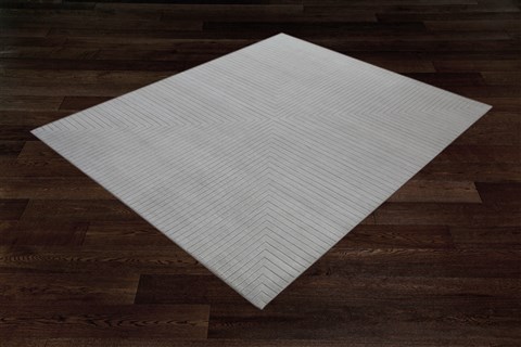 Modern Grey Hand Knotted 80 X 100  Area Rug 151-18479 Image 8