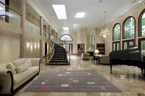 Modern Grey Hand Knotted 80 X 100  Area Rug 151-18481 Image 5