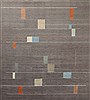 Modern Grey Hand Knotted 80 X 100  Area Rug 151-18481 Thumb 0