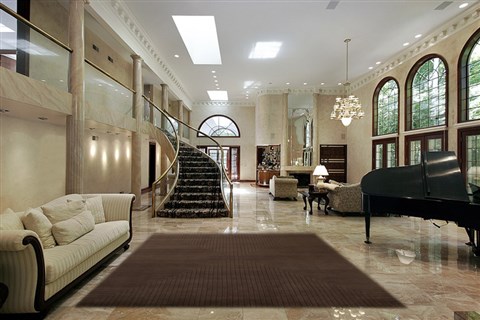 Modern Brown Hand Knotted 80 X 100  Area Rug 151-18482 Image 1