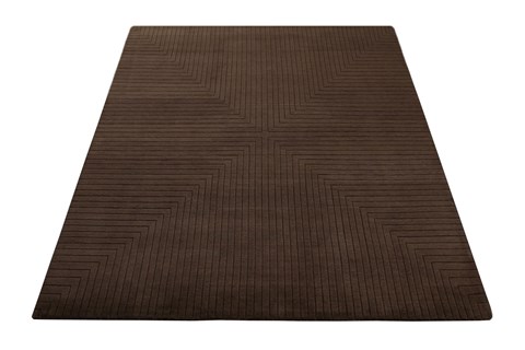 Modern Brown Hand Knotted 80 X 100  Area Rug 151-18482 Image 6
