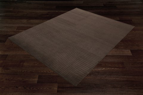 Modern Brown Hand Knotted 80 X 100  Area Rug 151-18482 Image 7