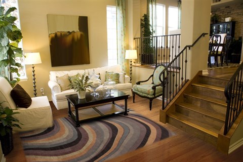 Modern Multicolor Hand Knotted 80 X 100  Area Rug 151-18483 Image 3