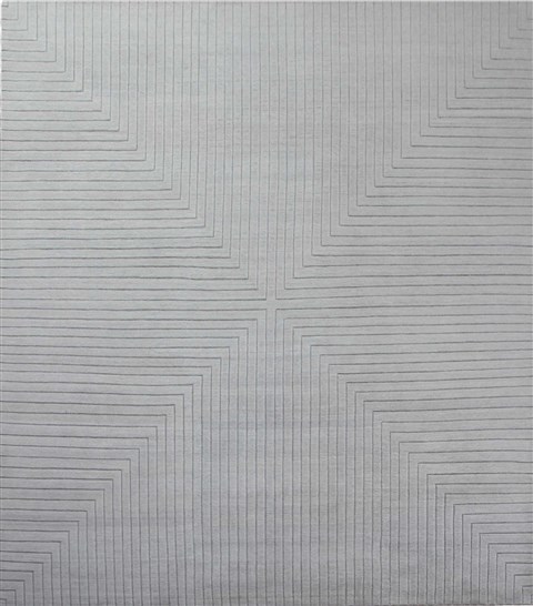 Modern Grey Hand Knotted 80 X 100  Area Rug 151-18490 Image 0