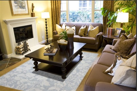 Modern Blue Hand Knotted 80 X 100  Area Rug 151-18492 Image 2