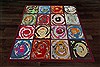 Modern Multicolor Hand Knotted 80 X 100  Area Rug 151-18495 Thumb 6