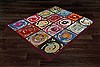 Modern Multicolor Hand Knotted 80 X 100  Area Rug 151-18495 Thumb 9