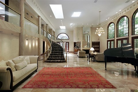 Pishavar Red Hand Knotted 80 X 100  Area Rug 151-18497 Image 1