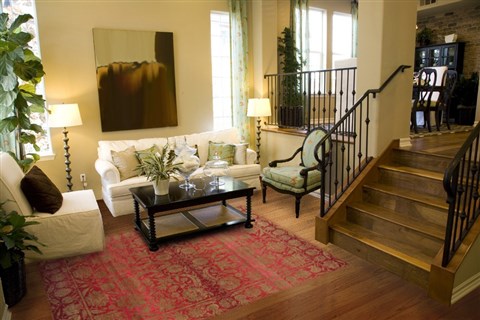 Pishavar Red Hand Knotted 80 X 100  Area Rug 151-18497 Image 3