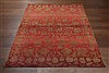 Pishavar Red Hand Knotted 80 X 100  Area Rug 151-18497 Thumb 6