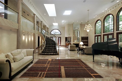 Modern Brown Hand Knotted 80 X 100  Area Rug 151-18503 Image 1