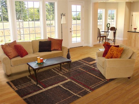 Modern Brown Hand Knotted 80 X 100  Area Rug 151-18503 Image 4