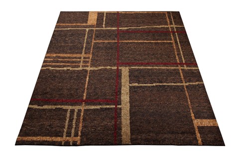 Modern Brown Hand Knotted 80 X 100  Area Rug 151-18503 Image 6